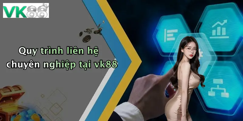 Quy trình liên hệ chuyên nghiệp tại vk88